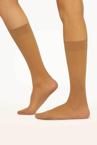 Wolford γυναικείες κάλτσες μέχρι το γόνατο μονόχρωμες - 31241 Μπεζ